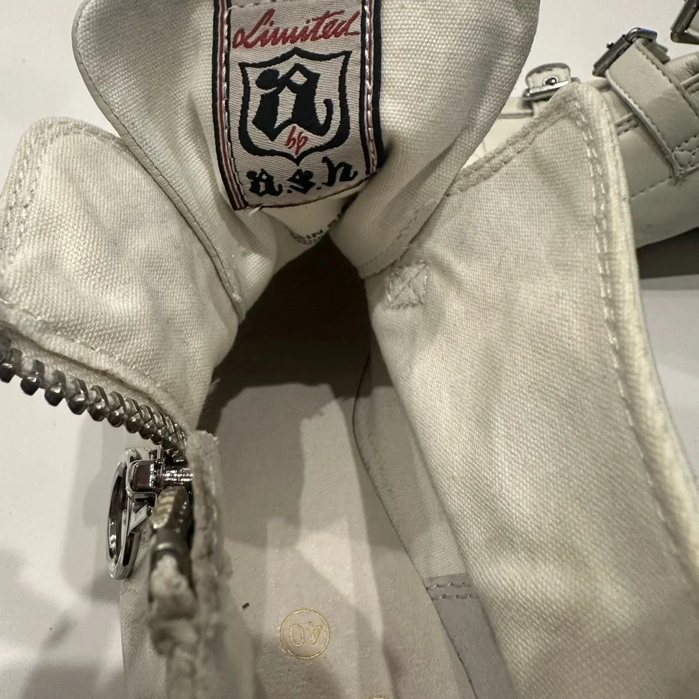 Ash Women's White High-Top Wedge Sneakers - Picture 7 of 9